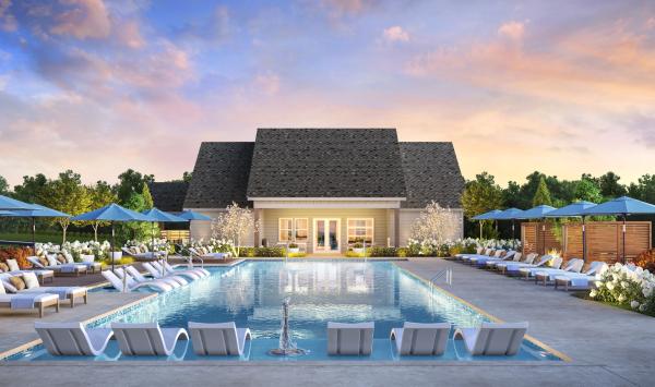 Future resort-style swimming pool