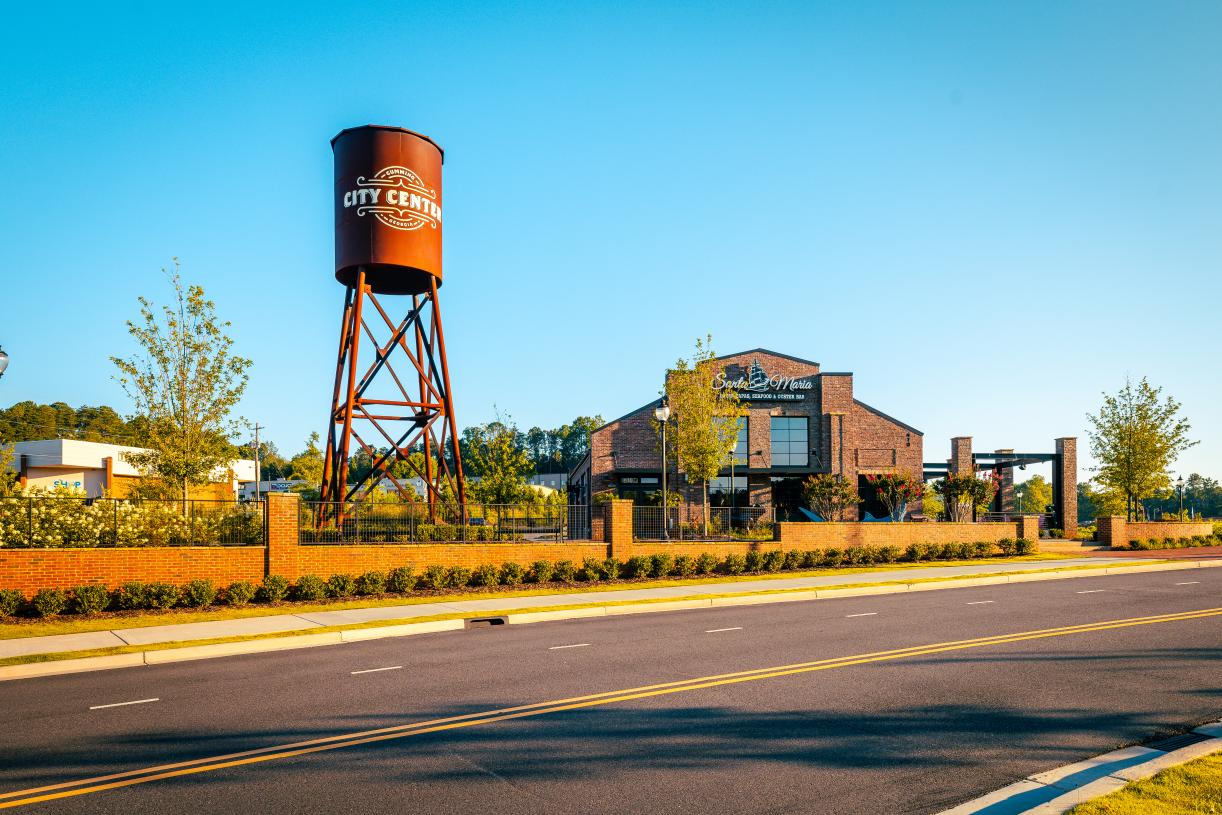 Shopping, dining, and entertainment at nearby Cumming City Center