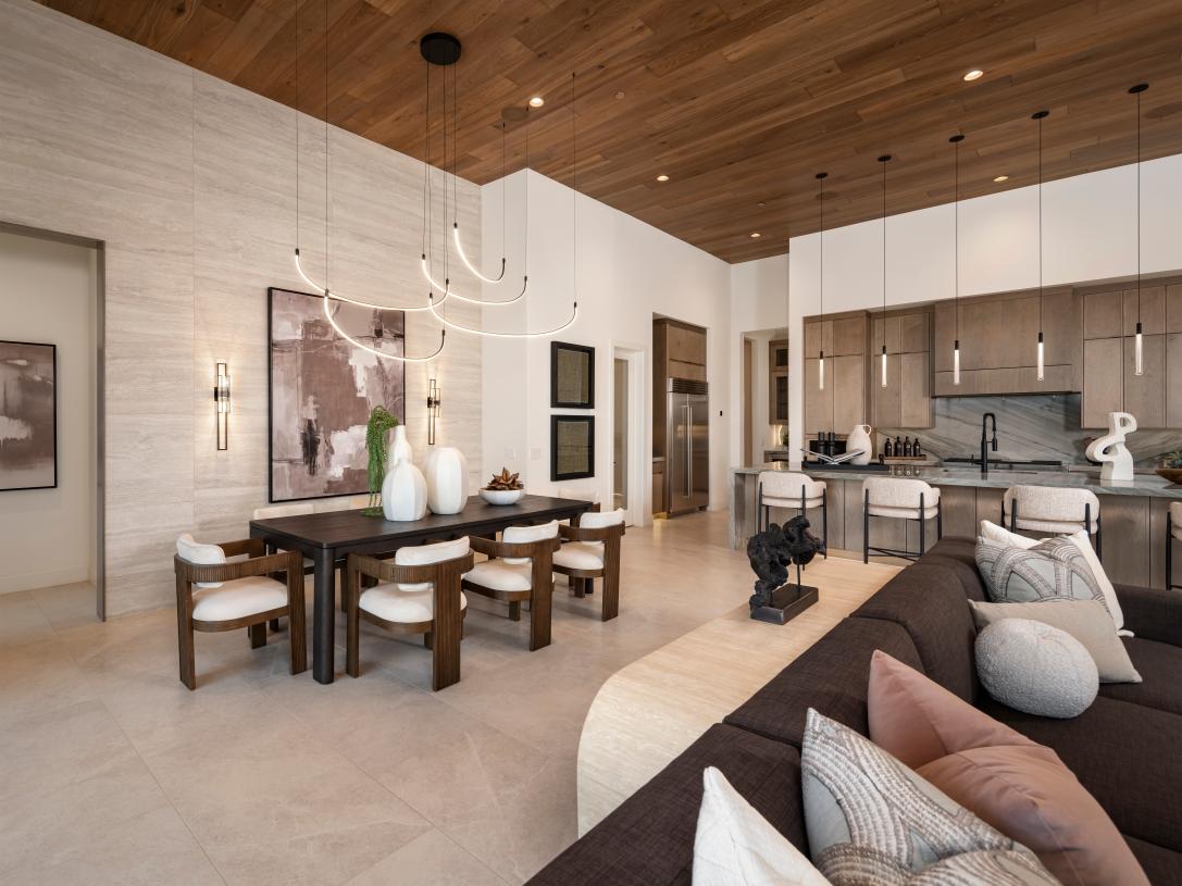 Open-concept great rooms seamlessly connect dining and entertaining spaces