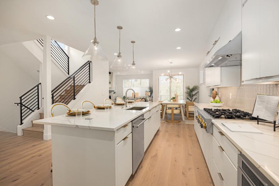 Open-concept living area