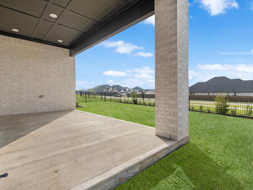 Covered patio ideal for indoor/outdoor living