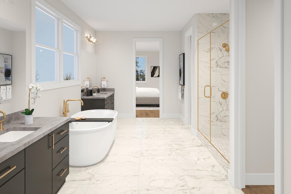 Elegantly designed primary baths