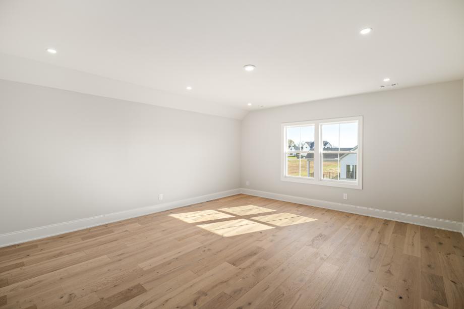 Spacious loft provides a secondary gathering place away from main living area