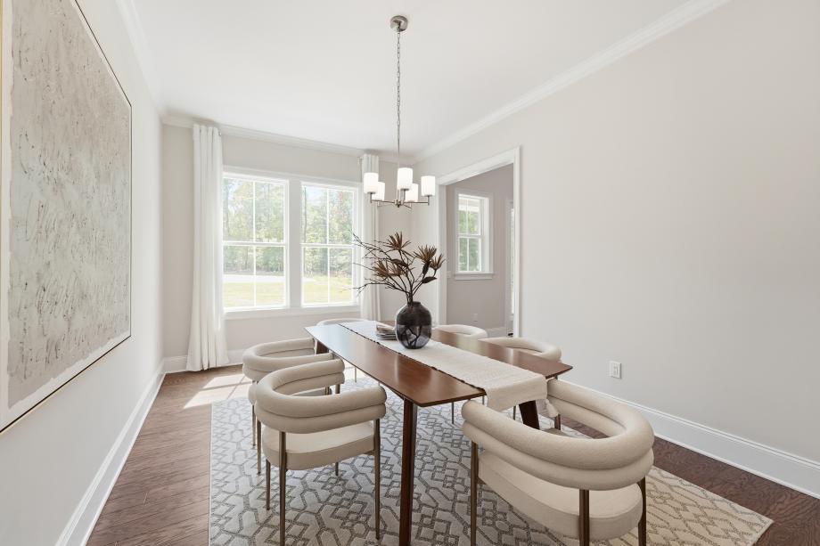 Spacious formal dining room