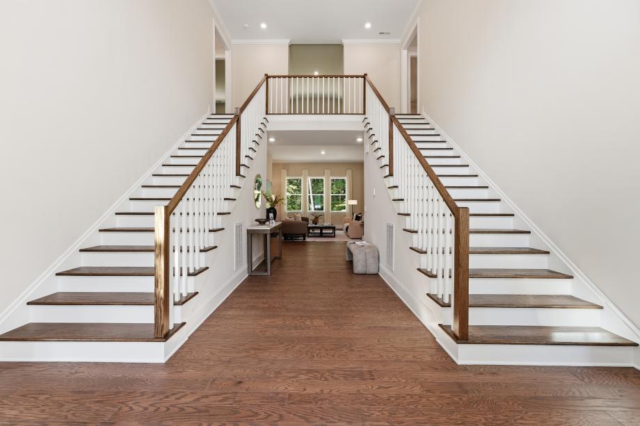 Grand two-story foyer opens to the inviting great room