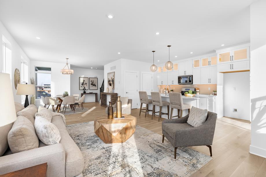 Open-concept living, perfect for the everyday and entertaining