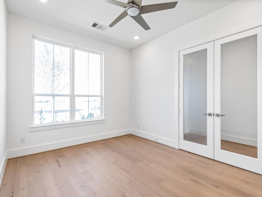 Office with privacy doors