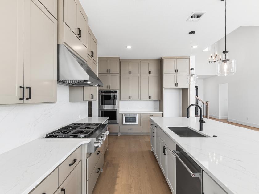 Kitchen with upgraded features