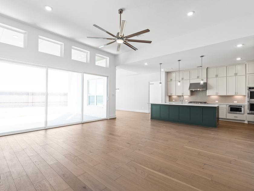 Great room with kitchen