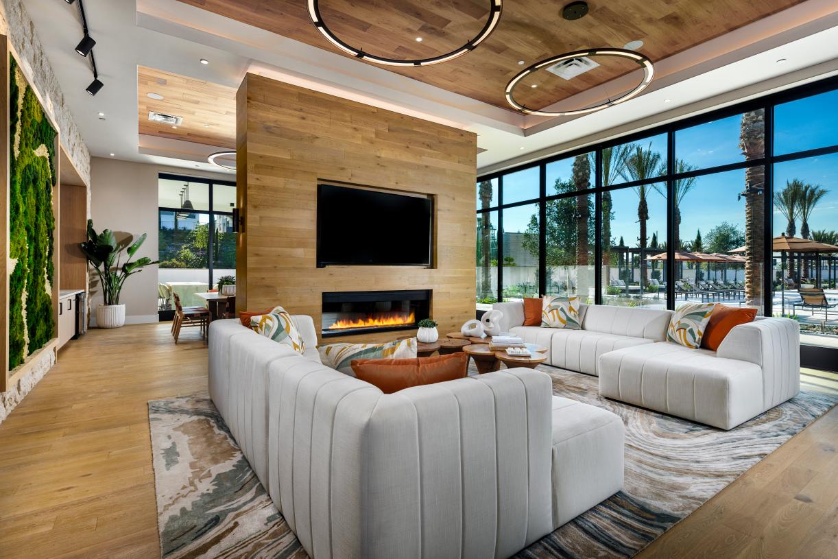 Indoor/outdoor gathering areas