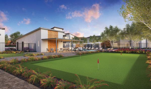 Practice your short game on the putting green