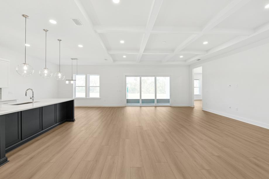 Open-concept floor plan ideal for indoor-outdoor living