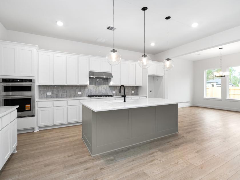 Chef-inspired kitchen with casual dining space