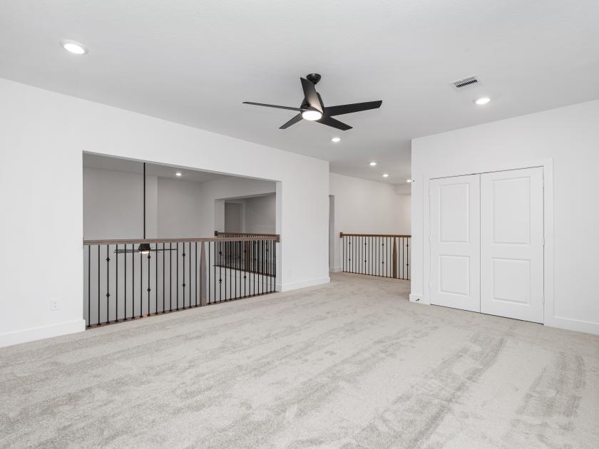 Second-floor loft perfect for entertaining