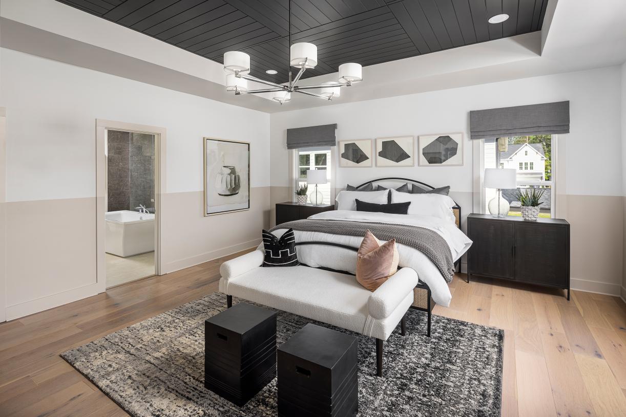 Luxurious primary bedroom suites