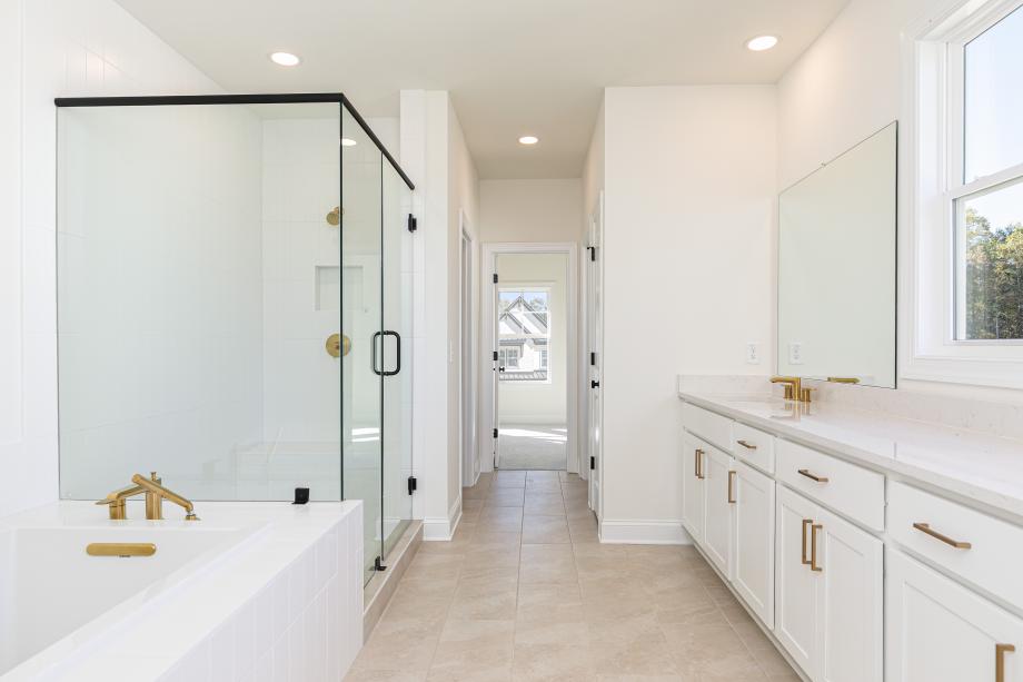 Stunning primary bathroom