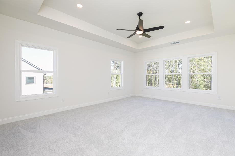 Spacious primary bedroom suite
