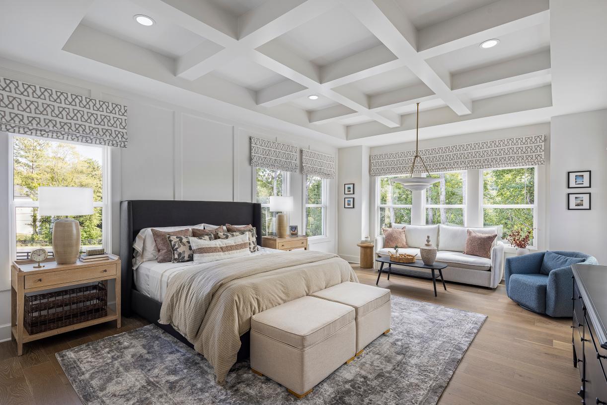 Sprawling primary bedroom suites