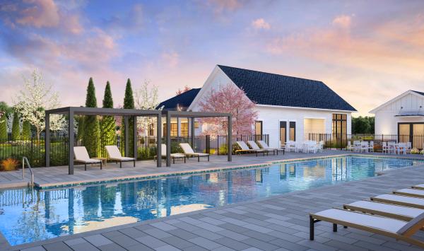 Relax by the outdoor heated pool