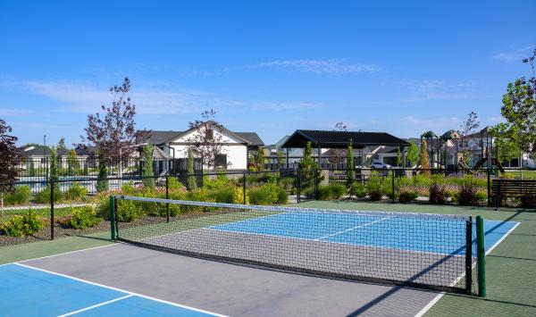 Brand-new amenity spaces include sport courts and 2 pickleball courts