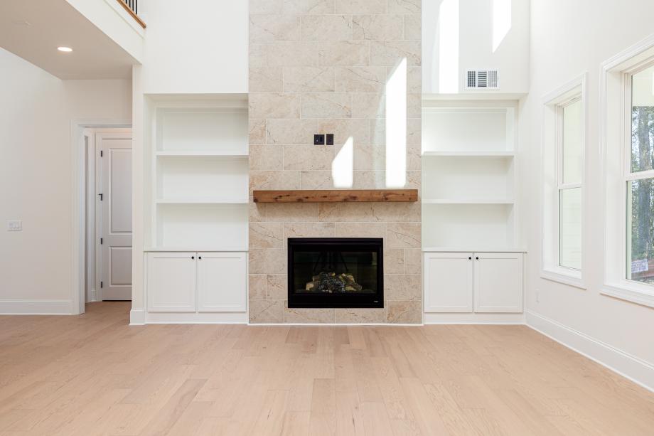 Stunning fireplace in the great room