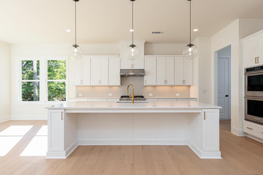 Light and bright chef-style kitchen