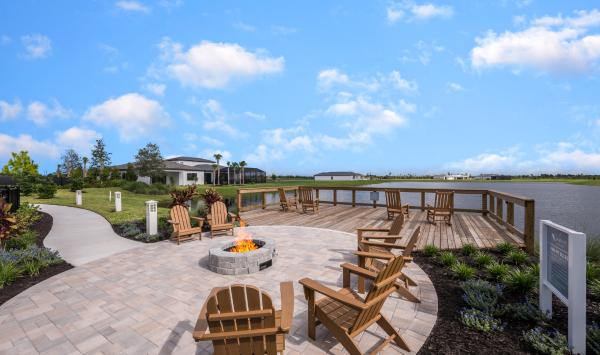 Fire pit area perfect for gathering and unwinding
