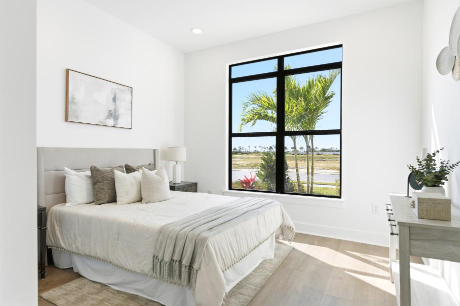 A comfortable secondary bedroom designed to make family and guests feel right at home