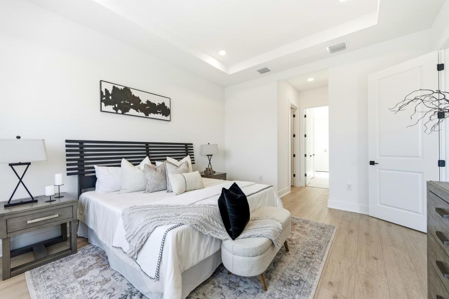 Spacious primary bedroom suite