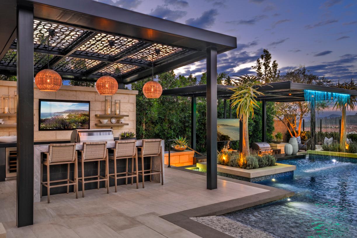 Beautiful outdoor living space