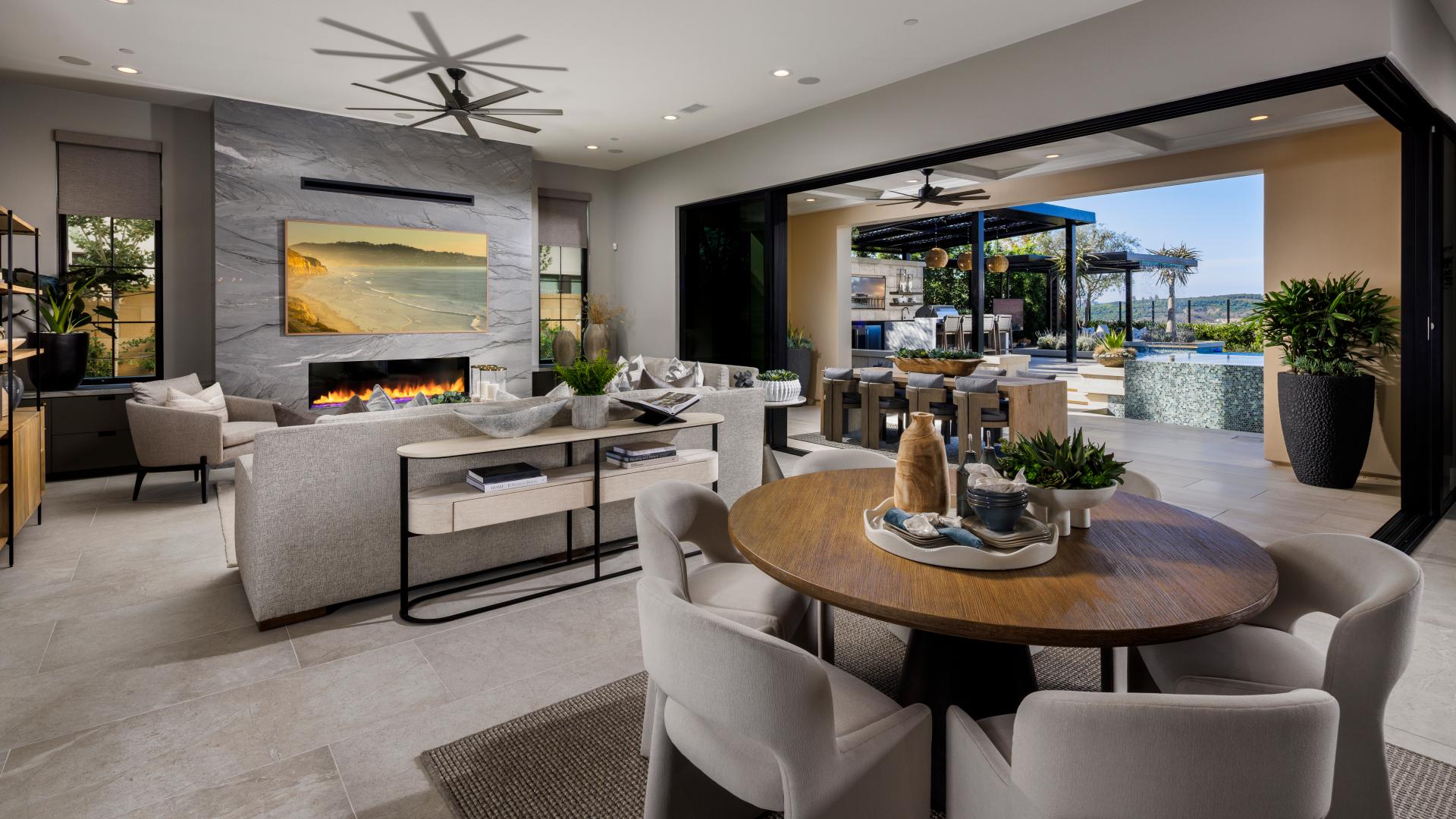 Melia Model Home Design in Skyline by Toll Brothers in Summit at