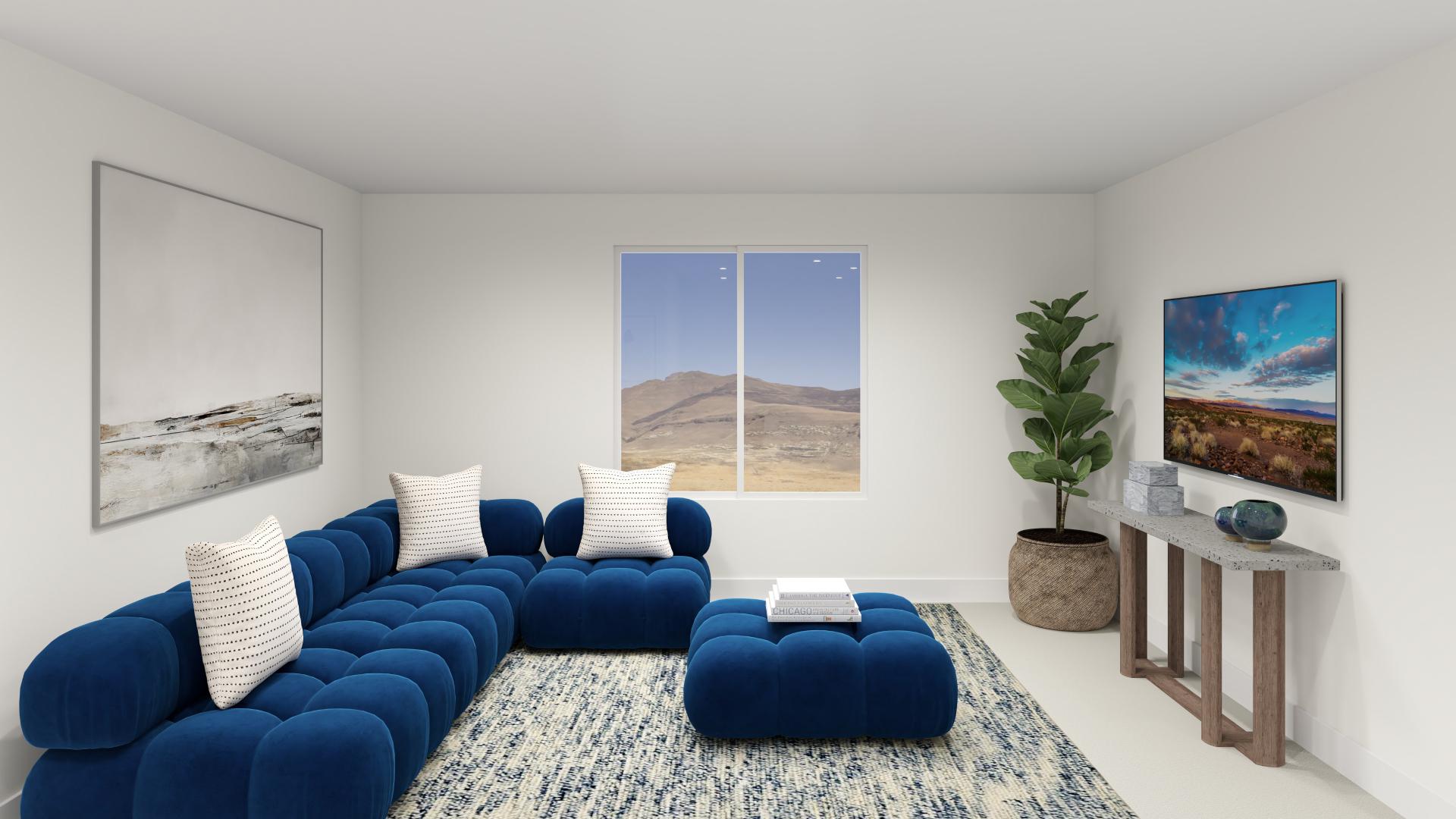 A flexible loft space for work, hobbies, or relaxation