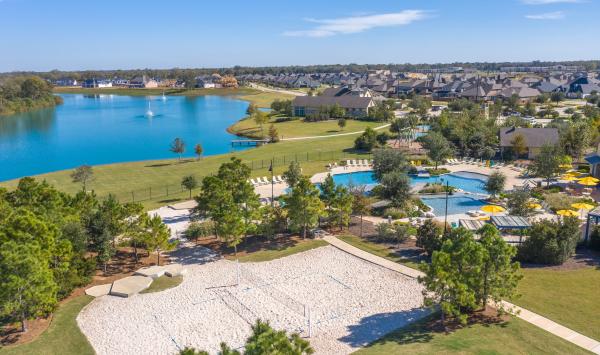 Sand volleyball courts available in the Masterplanned community
