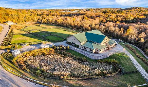 Onsite equestrian center exclusive to Fortune Ridge homeowners