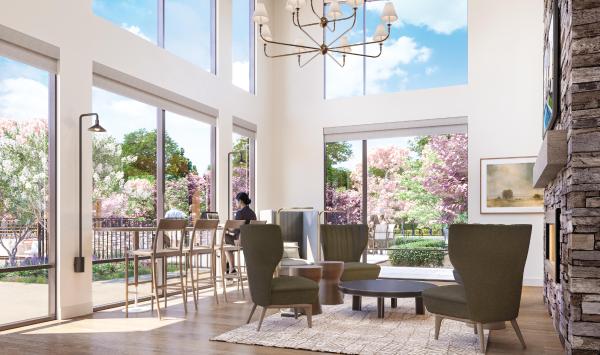 Clubhouse will showcase areas for co-working