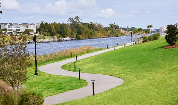 Residents can take advantage of the Waterway Trail with stunning views of the Intracoastal Waterway
