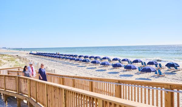 The Grande Dunes Ocean Club gives you access to the beach