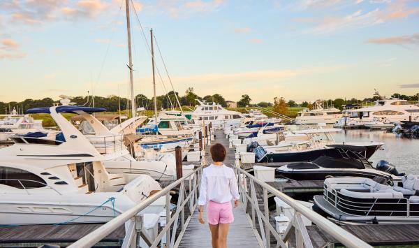 Just a short walk from the local Grande Dunes Marina