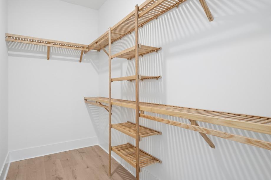 Large primary walk-in closet