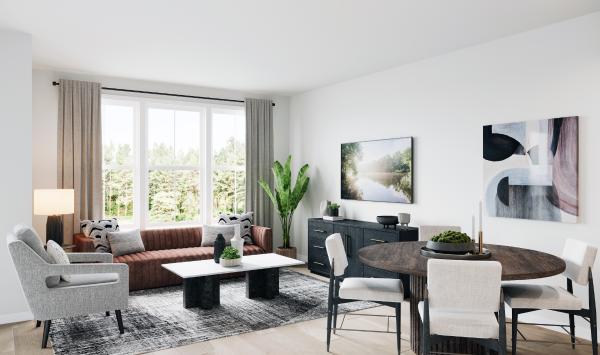 Open concept living level