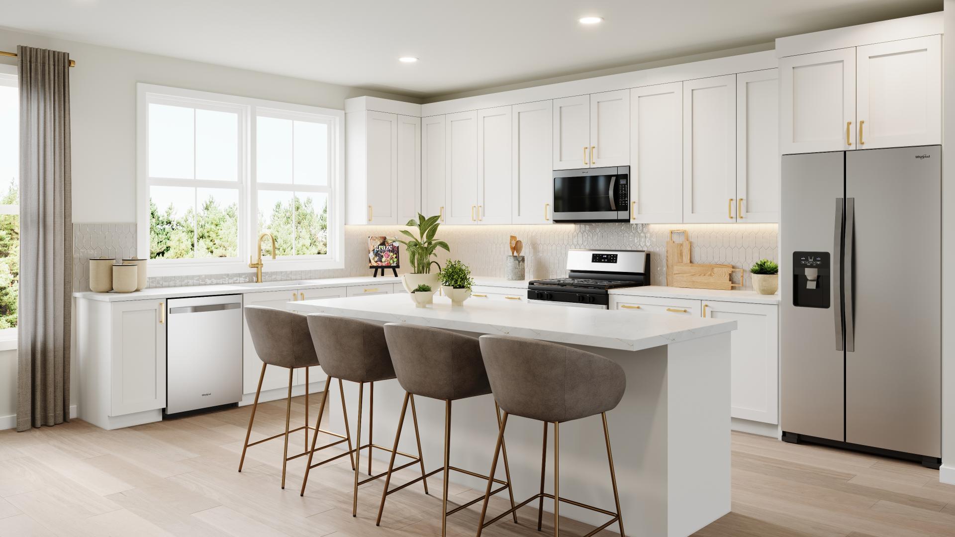 Zephyr Model Home Design in Cedar Terrace - Towns Collection by