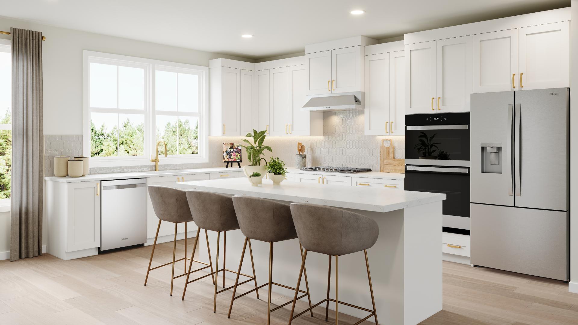 Zephyr Model Home Design in Cedar Terrace - Towns Collection by