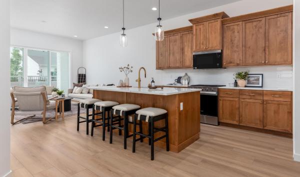 Warm, inviting kitchen