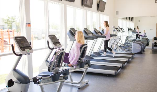 Stay active at the state-of-the-art fitness center