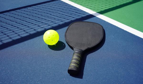 Residents can enjoy pickleball and tennis courts