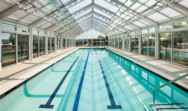 Indoor lap pool