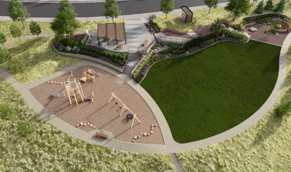 Community park at Piney Trail Estates