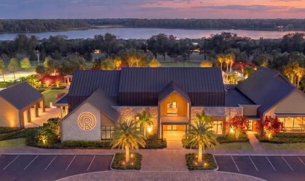 Elegantly appointed clubhouse with lake views