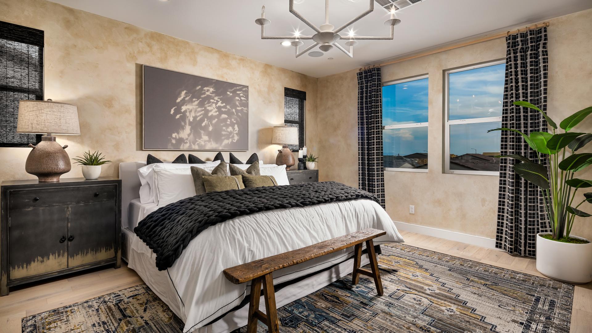 Cozy and spacious primary bedroom suites