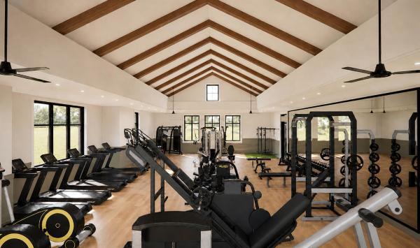 State-of-the-art fitness center